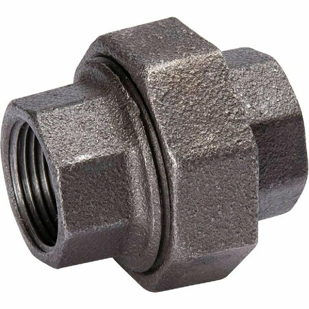 SOUTHLAND 1 In. Ground Joint Malleable Black Iron Union 521-705BG